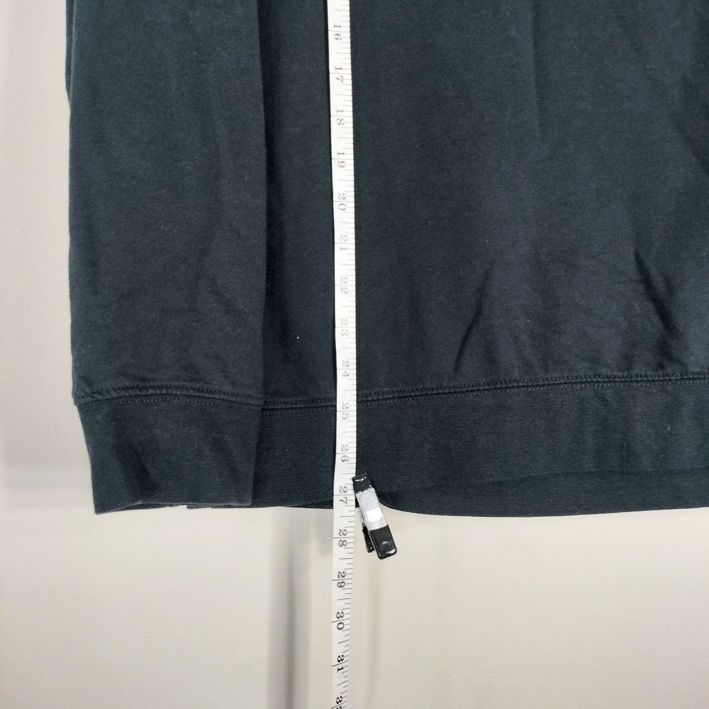 Christmas Black Sweatshirt; Ho Ho Hold My Beer Santa Graphic Beer Koozie Pocket - Picture 4 of 5